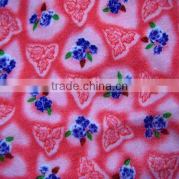 Hot sale 100% polyester printed miscellaneous fleece velvet KS surper soft fabric