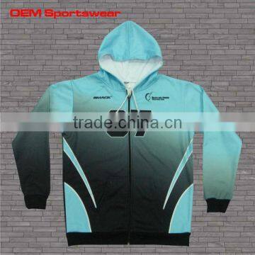 zipper polyester keep warn sublimated hoodies for man