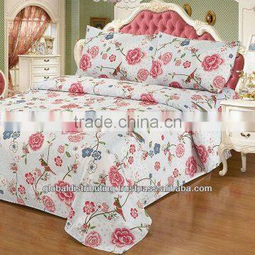 Polyester Bed Flat Sheet Set Stock Lot, 131206
