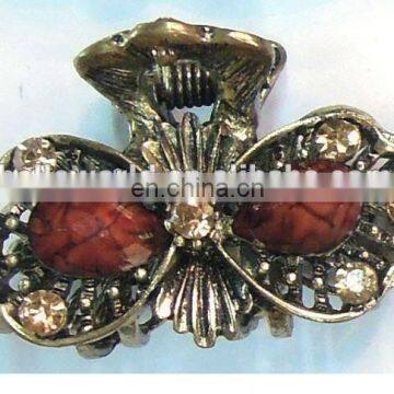 2015 Fashion Women Red Rhinestone Alloy Hair Claws photo-4