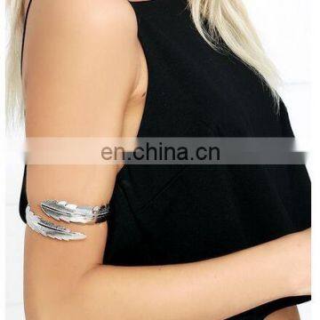 Trendy Swirl Leaf Upper Arm Cuff Armlet Armband Bangle Bracelet Dancer Goth Punk