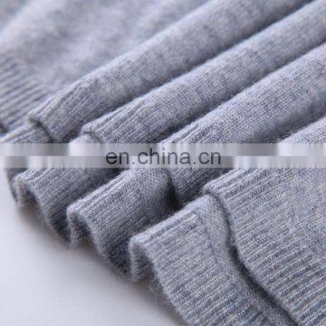 Good Quality Fashion Slim Fit v Neck Custom Knitted Pure Color Womens Pullover 100% Cashmere Sweater Factory photo-4