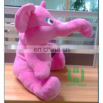 HI CE made in China plush toy for kids animal elephant,lovely stuffed plush toy for birthday party gift