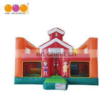 Indoor children playhouse school inflatable fun city playground for home