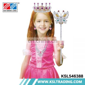 Beautiful pink children party cosplay dress princess costume