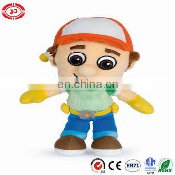 Little man designer boy cute face plush stuffed soft doll