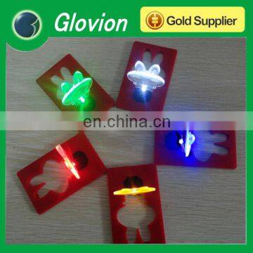 Custom led card light glovion greeting card led light mini pocket led card light