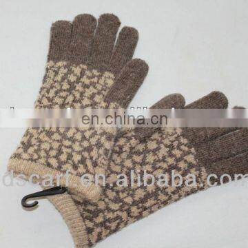 rabbit fur gloves (JDG-S5C#) hijab fabric#) knit glove