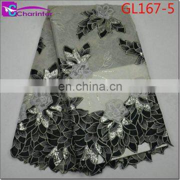 Charinter African Organza Lace Fabrics GL167 photo-5