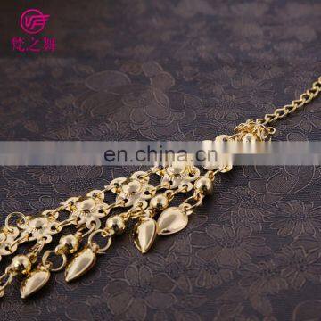 Tribal Egyptian Rhinestone Red and Blue Belly Dance Necklace Jewelry Accessory P-9004# photo-3