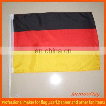 polyester high quality Germany car flag with pole