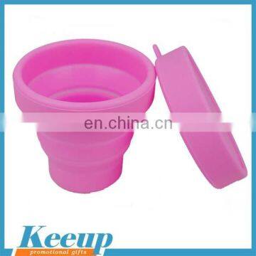 Novetly design Silicone collapsible mensrual cup as promotional gifts for women