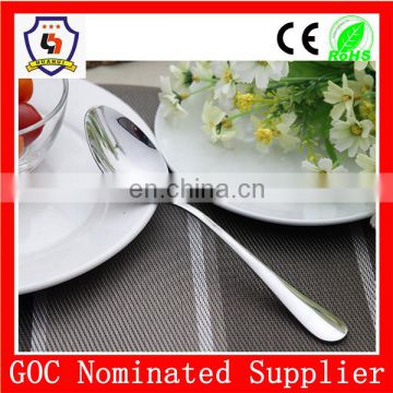 Alibaba china supplier stainless steel spoon soup spoon as promotion gift (HH-spoon-101)