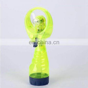 New style battery power water mist spray fan