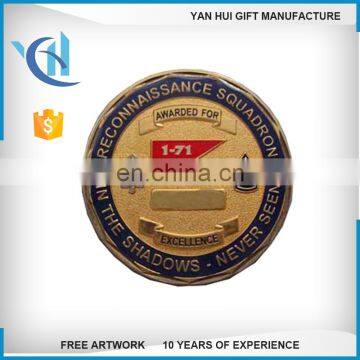 China supplier Wholesale gift items custom metal antique challenge antique coin