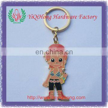 fancy metal cartoon keychain