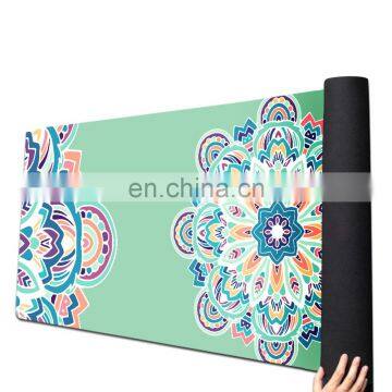 Good quality eco friendly suede natural rubber yoga mat