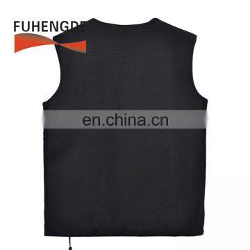 Outdoor intelligent battery operated rechargeable safety adjustable carbon fiber heated vest