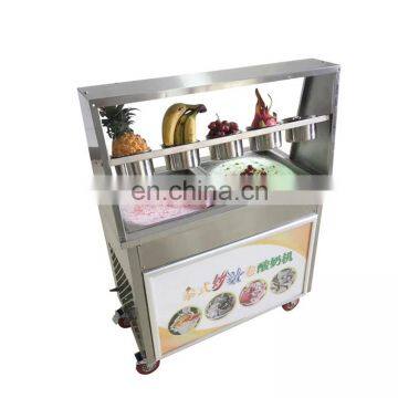 High Quality USA Thailand Fry Ice Cream Roll Machine For Commercial Use