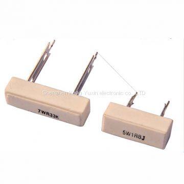 SQZ Series cement resistors 2W/3W/5W/7W/10W/15W/20W，Wirewound resistors