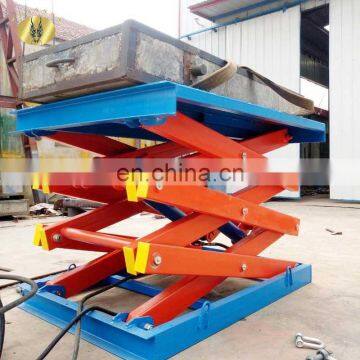 7LSJG Shandong SevenLift 1 ton hydraulic scissor residential freight goods elevator electric lift table