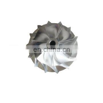 GT15-25 38.58/52.00mm 7+7 blades 784363-0002B/735475-0002 high performance turbo milling/aluminum 2618/billet compressor wheel