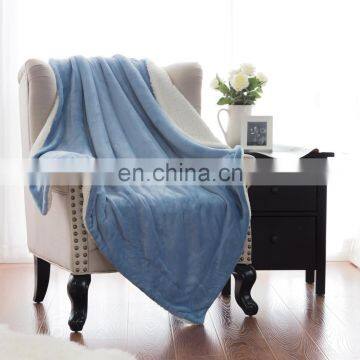 Double Sided Ultra Plush Throw Polar Fleece Sherpa Blanket photo-2