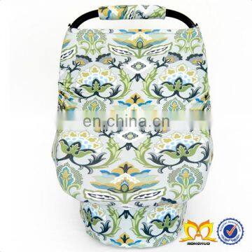 Multi-Use Stretchy Nursing Cover Baby Car Seat Cover Canopy Shopping Cart or Breastfeeding Cover photo-2