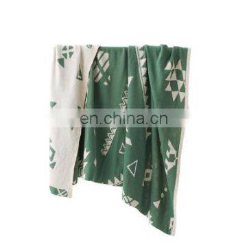 RAWHOUSE Jacquard Cotton 100 Knit Throw Blanket photo-6