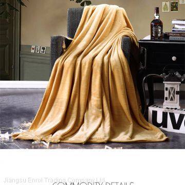 Hot Home Textile Flannel Weighted Blanket Super Warm Soft Solid Blankets