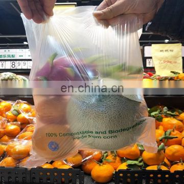 HDPE Biodegradable Fresh Vegetables Food Fruit Storage Produce Bag on Roll