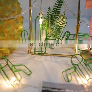 Christmas Outdoor Decorative LED Green Cactus String LED Lights Desert Fun Party Light