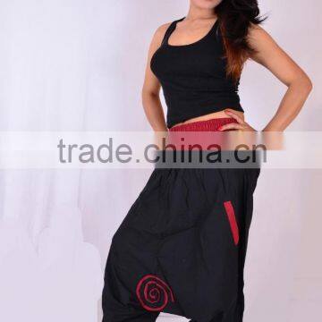 Hip Hop Harem Pants Aladdin Genie Fisherman Pant Baggy rave pants two-tone pants Aladdin Pants Maxi Pants Baggy Pants