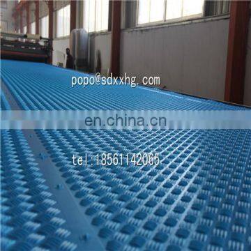 grass protection mat plastic grass mat/ground earthing mat / antislip textured black HDPE road mat