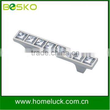crystal decorative metal handles diamond handles