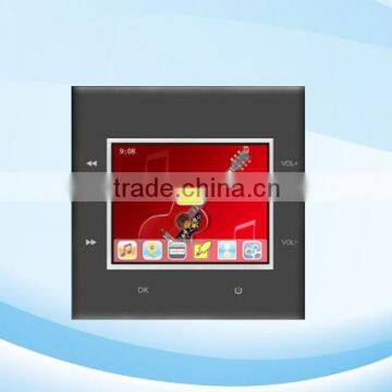 China Home Intelligent Touch Screen Background Music System With Remote Control