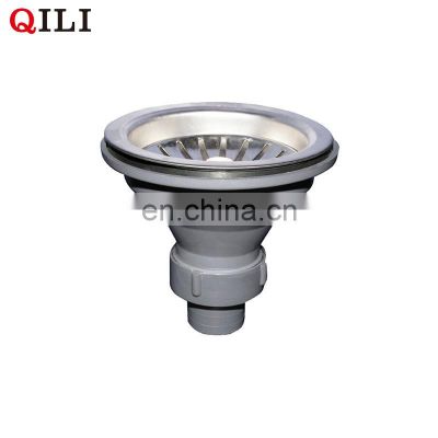 DT-2052 basket sink polished waste drain