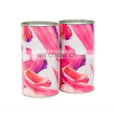 Custom Round Canister For Coffee Beans Food Grade Paper Can Packaging Degradable Cylinder Paper Tube