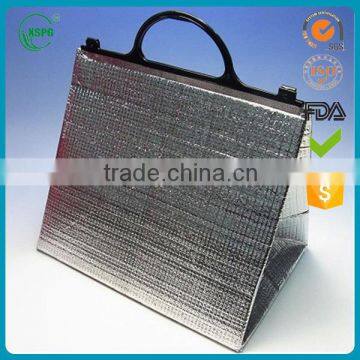 Aluminum foil thermal insulated bag with tote