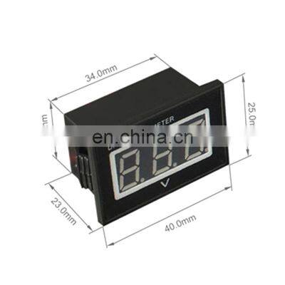 V40D Waterproof Battery Meter DC15-120V Auto Car Gauge Digital Voltmeter LED Red Blue Voltage Meter , Battery Tester Meter photo-3