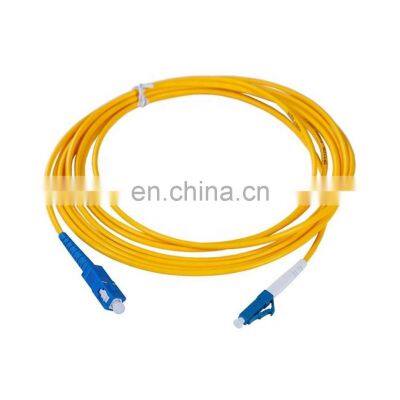 SC UPC LC UPC Simplex Single Mode G657A G652D Fiber Optic Patch Cord Fiber Jumper SC LC Fiber Optic Patch Cord