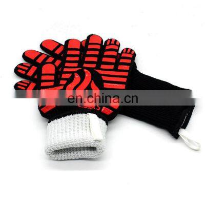 932F Extreme Heat Resistant EN407 Certificated Oven Heat Resistant Fireplace Guantes Silicone BBQ Gloves