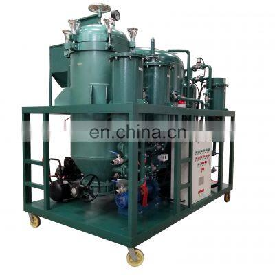 High Vacuum Pump Used Cooking Oil Recycling Machine to Refine Waste Vegetable Oil