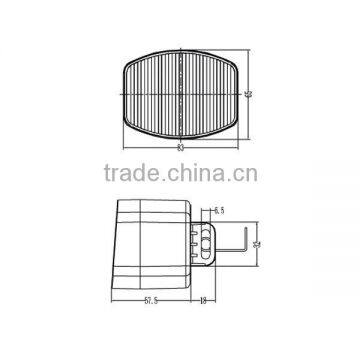 12v Electronic Car Reversing Siren Horn Loud Speaker Alarm Black photo-3