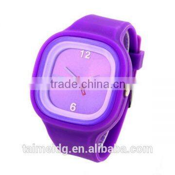 Alibaba express fashion jelly watch silicone