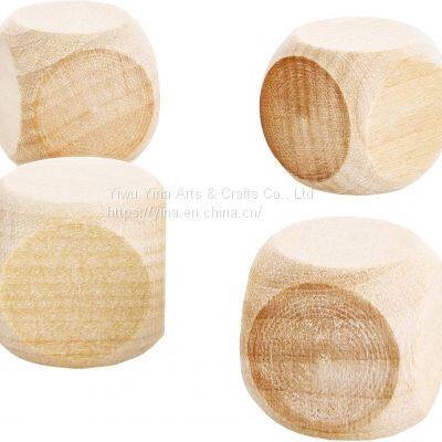 Wholesale Custom Blocks Wooden, Unfinished Wooden Dice, Blank Square Blocks photo-3