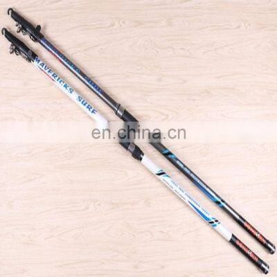 carbon fiber surf casting rod tele surf fishing rods carbon fishing rod telescopic tele surf