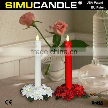 Taper LED Flicker candle with USA, EU patent