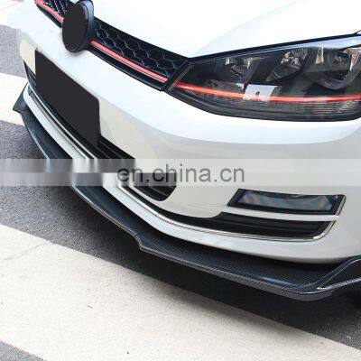 Honghang Manufacture Other Auto Parts Car Exterior Accessories Universal Front Bumper Lip Front Spoiler Body Parts