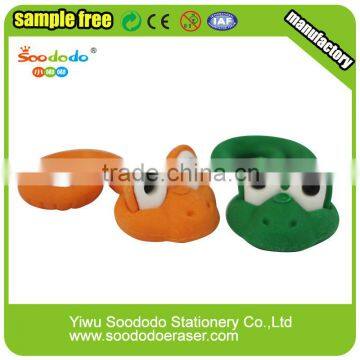 Promotion rubber eraser animal shaped